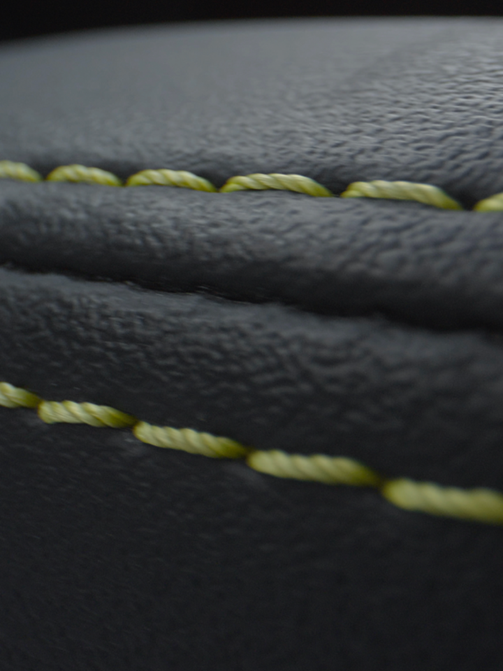 Contrasting Color Stitching Design