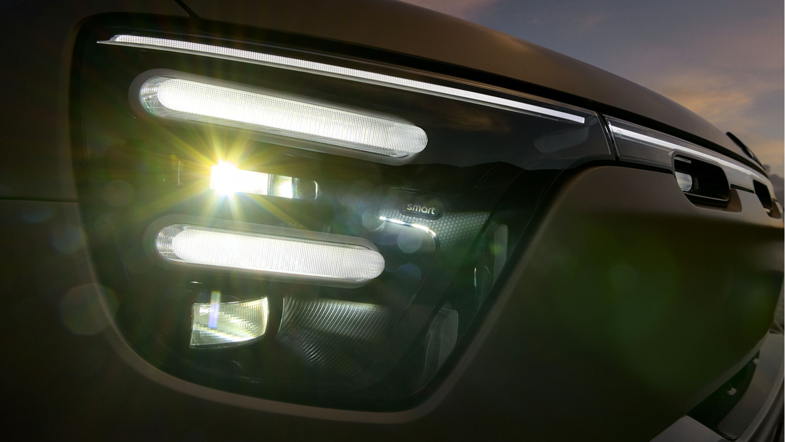 Cyberlight through-type LED matrix  headlights